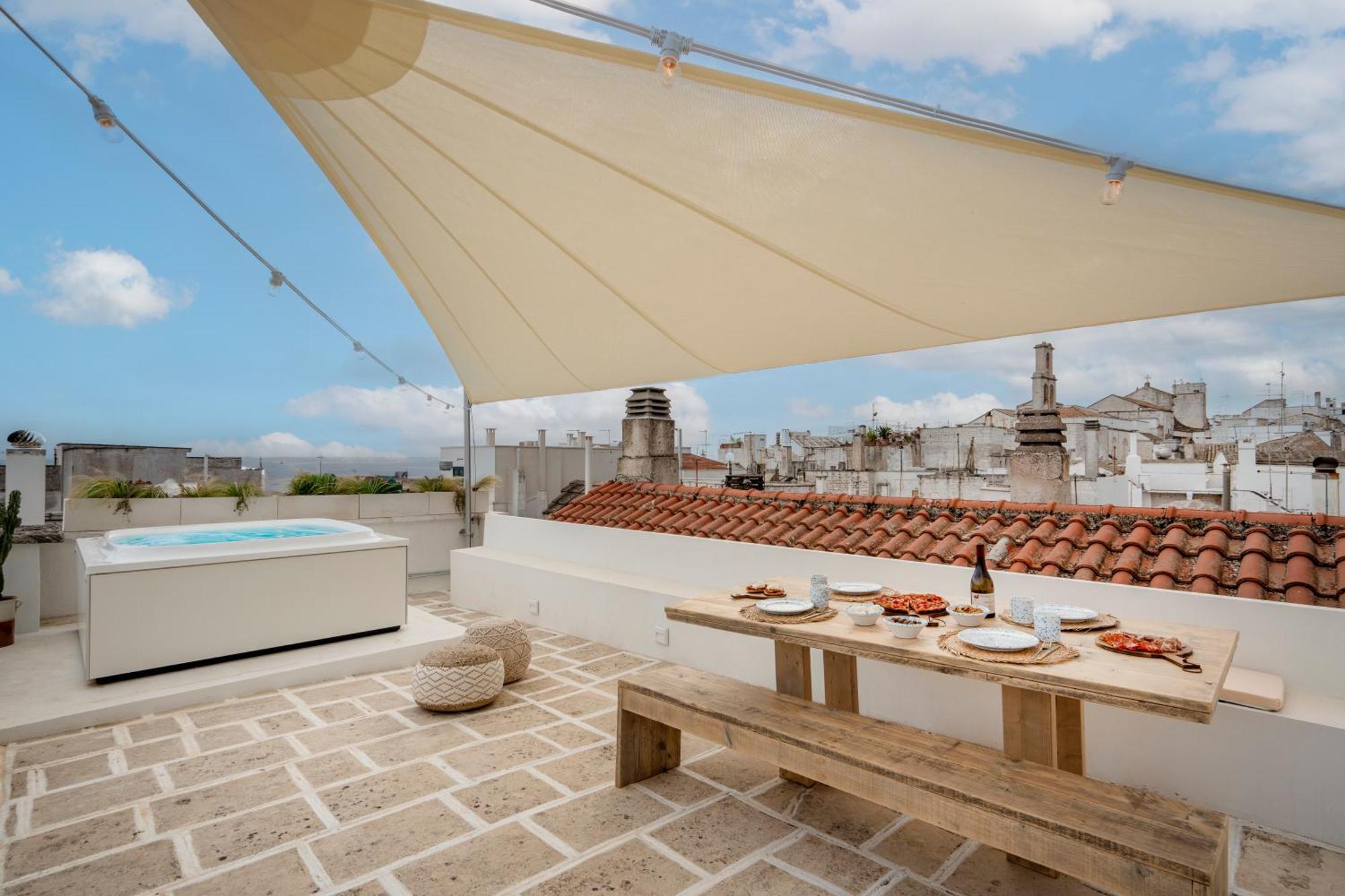 דירות צ'יסטרנינו Casa U Burie, Casa Design Con Terrazza Panoramica E Jacuzzi מראה חיצוני תמונה